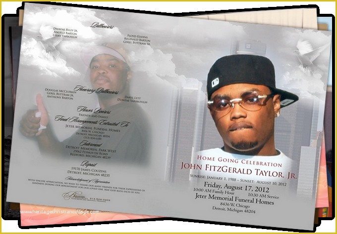 Free Downloadable Obituary Program Templates Of Free Obituary Program Template Search Result