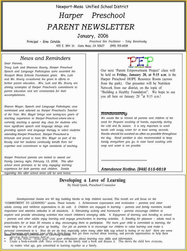 Free Downloadable Preschool Newsletter Templates Of 16 Preschool Newsletter Templates Easily Editable and