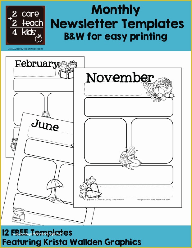 Free Downloadable Preschool Newsletter Templates Of Basic Newsletters Free Printable Templates