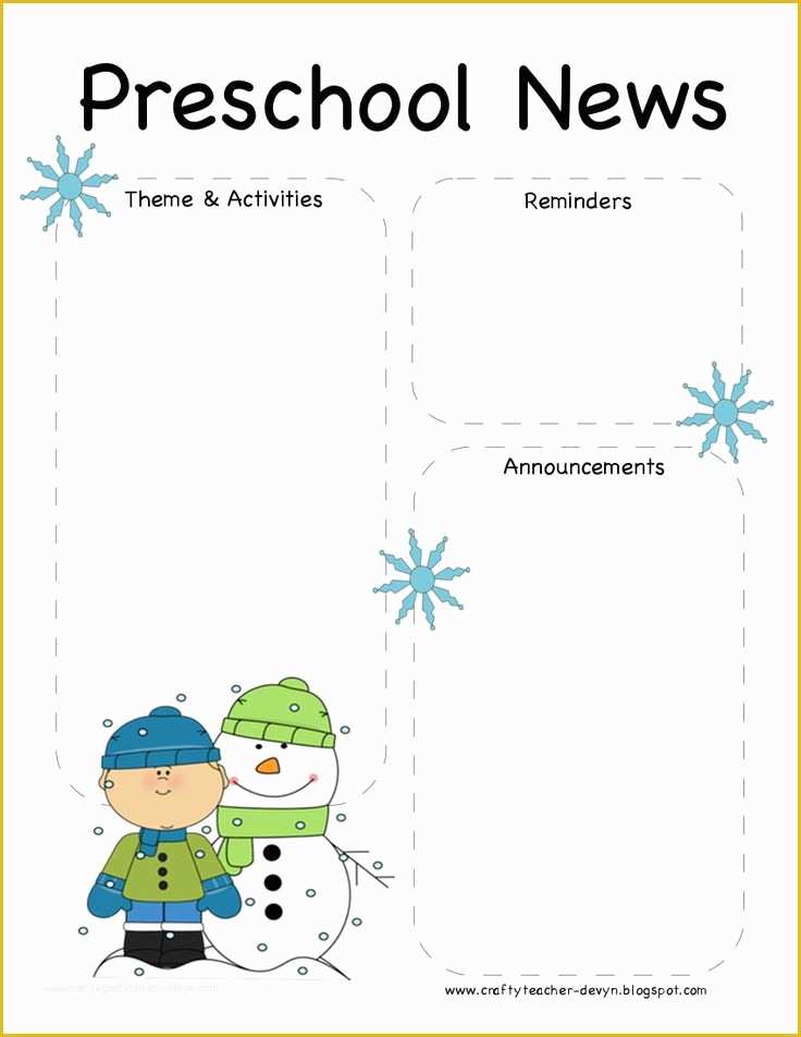 Free Downloadable Preschool Newsletter Templates Of Pinterest • the World’s Catalog Of Ideas
