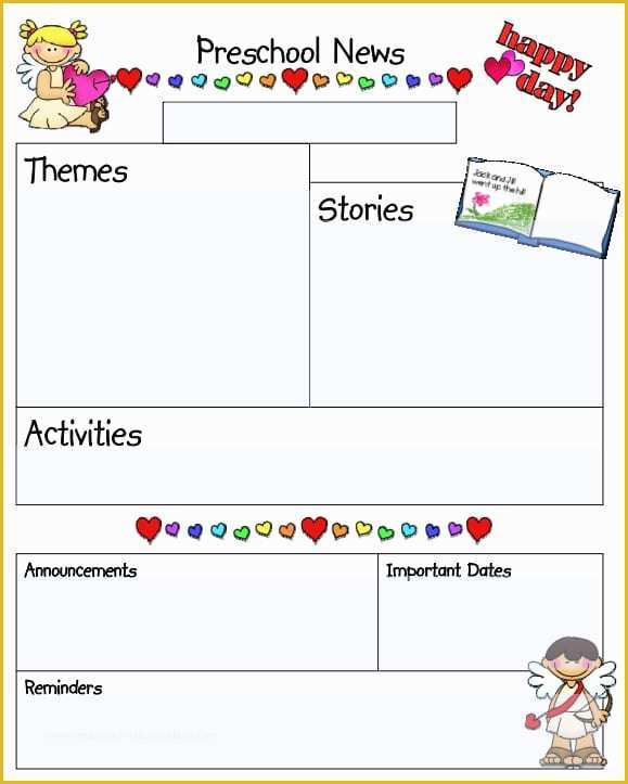 Free Downloadable Preschool Newsletter Templates Of Sample Templates Free formats Excel Word