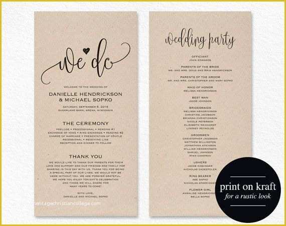 Free Downloadable Wedding Program Templates Of Best 25 Program Template Ideas On Pinterest