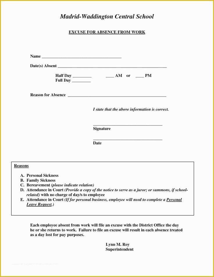 Free Dr Excuse Template Of Doctors Excuse for Work Template