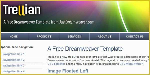 Free Dreamweaver Templates Of 25 Free Dreamweaver Templates