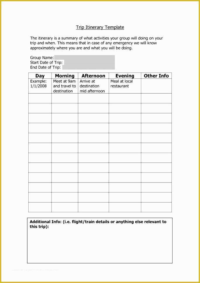 Drone Flight Log Template