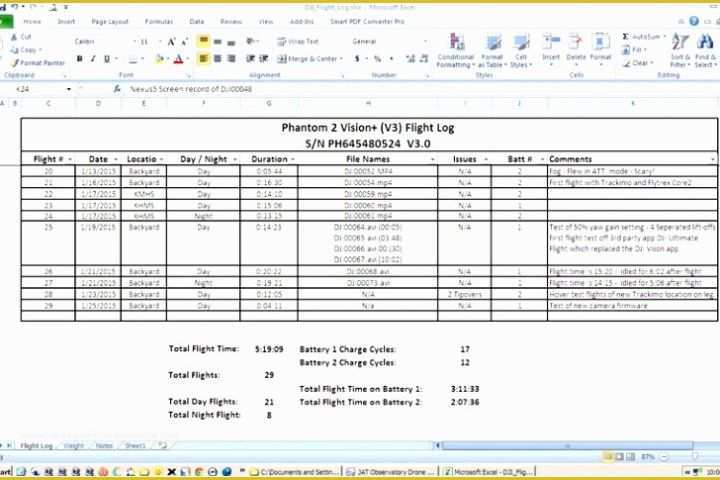 Free Drone Logbook Template Of 6 Flight Log Book Template ataia