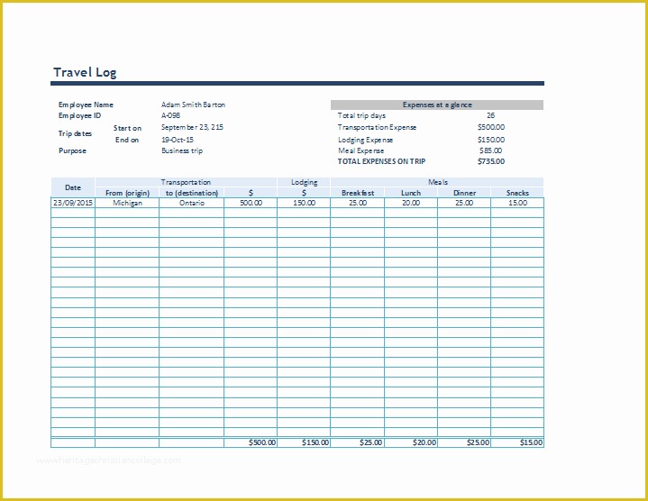 Free Drone Logbook Template Of ato Travel Diary format