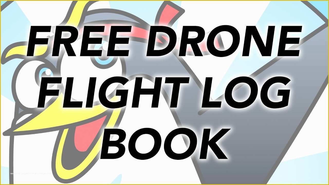 Free Drone Logbook Template Of Free Drone Flight Log Book Excel &amp; Numbers the Drone