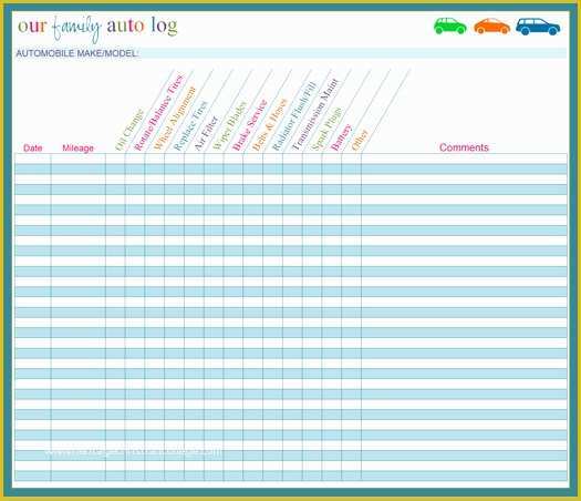 Free Drone Logbook Template Of Iheart organizing March Challenge Project "household