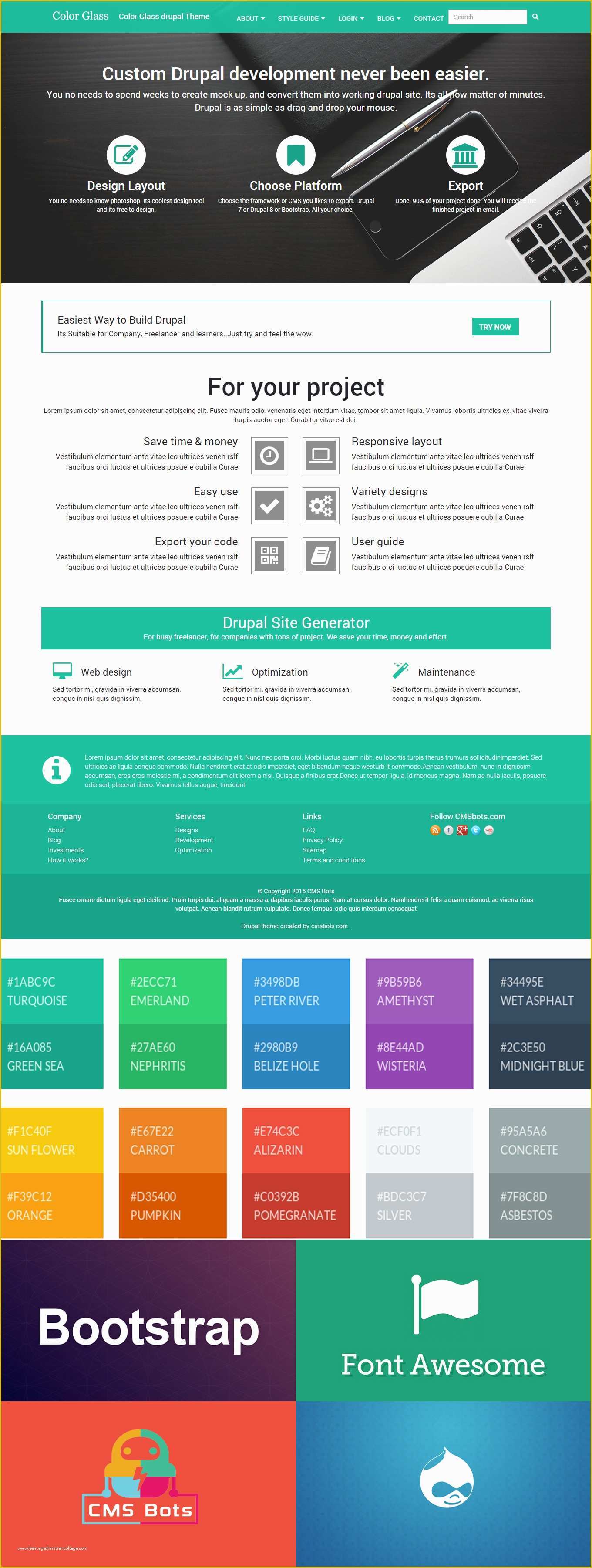 Free Drupal 8 Templates Of 15 Drupal themes & Template Custom E Merce