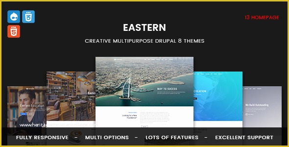 Free Drupal 8 Templates Of 20 Multipurpose Drupal 8 themes Free &amp; Premium Templates