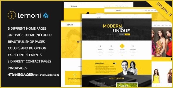 Free Drupal 8 Templates Of 20 Multipurpose Drupal 8 themes Free & Premium Templates