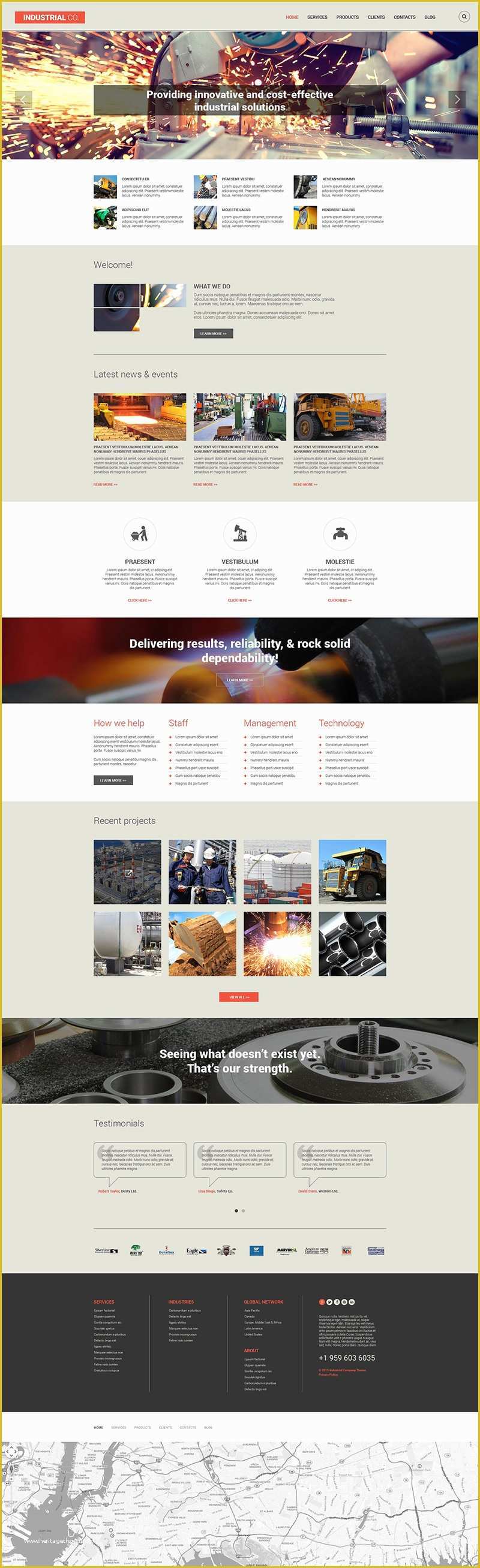 Free Drupal 8 Templates Of 6 Industrial Drupal themes Free & Premium Templates