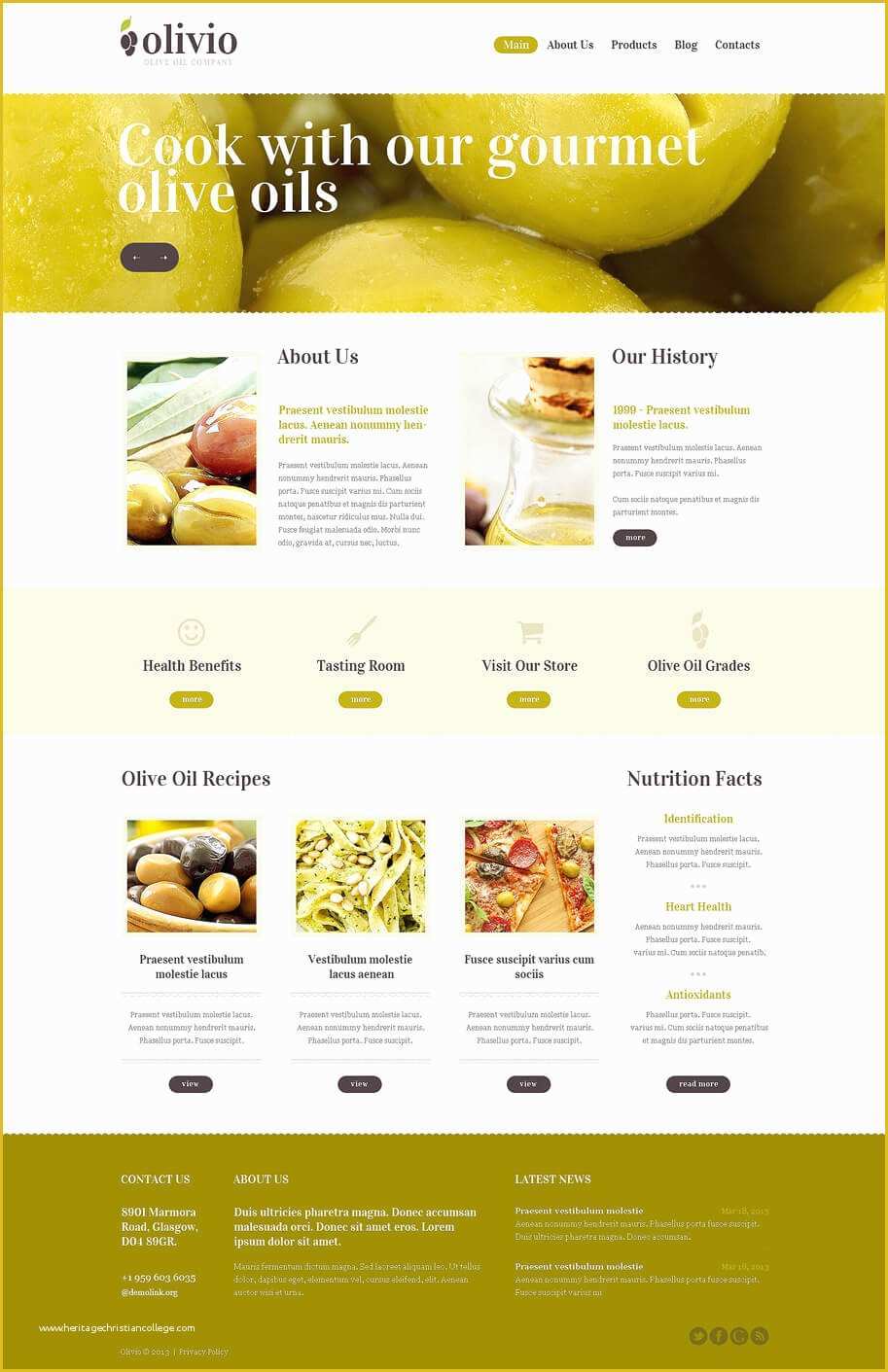 Free Drupal 8 Templates Of 8 Best Food Drupal themes & Templates