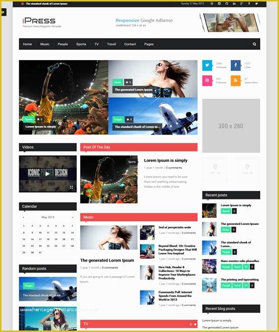 Free Drupal 8 Templates Of Drupal 7 Responsive Templates Templates Resume