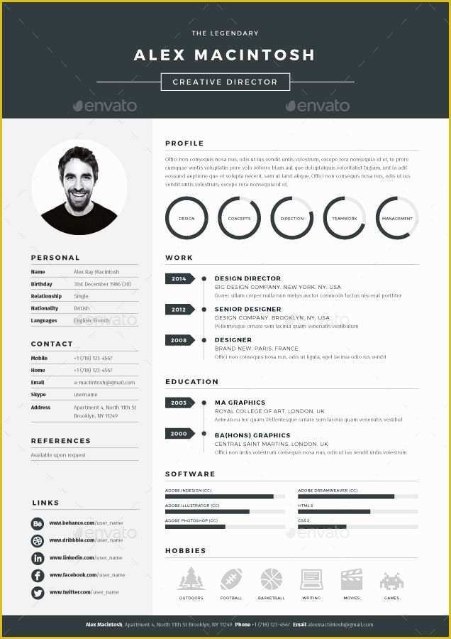 Free Dynamic Resume Templates Of Best 25 Curriculum Design Ideas On Pinterest