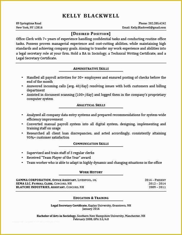 Free Dynamic Resume Templates Of Career Level & Life Situation Templates