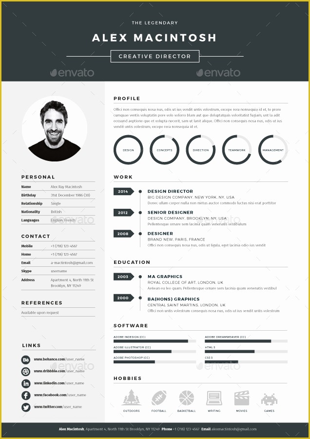 Free Dynamic Resume Templates Of Mono Resume Mono Resume is A Bold Dynamic and