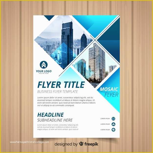 Free E Brochure Design Templates Of Business Flyer Template Vector