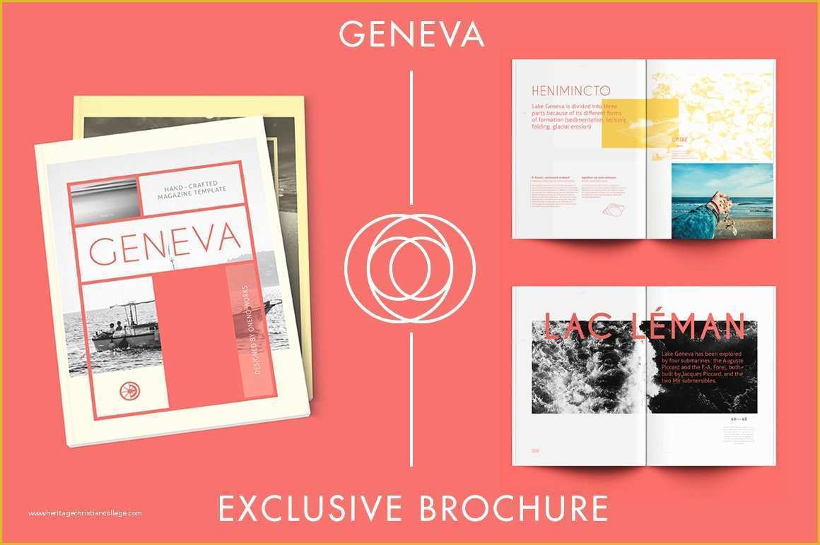 Free E Brochure Design Templates Of Geneva Brochure Brochure Templates Creative Market