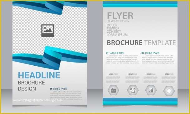 Free E Brochure Design Templates Of Vector Business Brochure Flyer Template Free Downl with