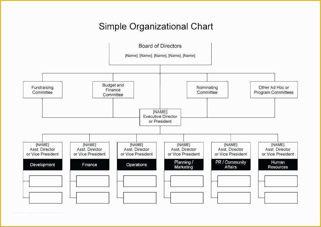 Free Easy organizational Chart Template Of Mittee organization Chart Template – Ooojo