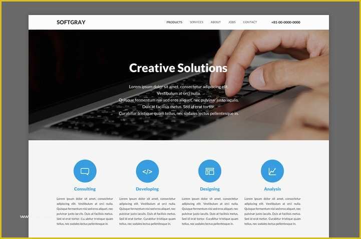 Free Easy Website Templates Of Simple Website Templates