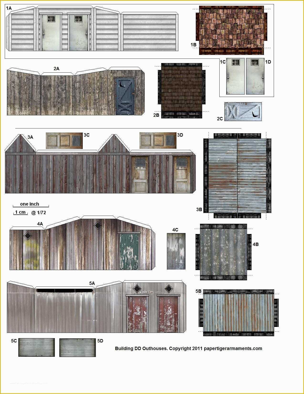 Free Ebay Billboard Template Of Card and Paper Model Buildings
