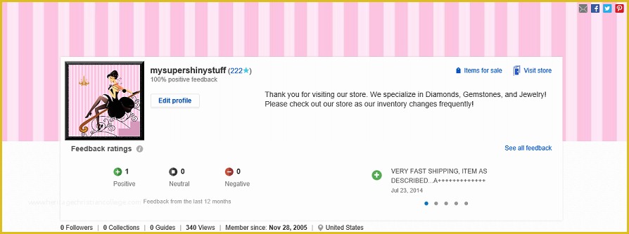 Free Ebay Billboard Template Of Sweet Pink Glamour Boutique New Billboard Ebay Store Front