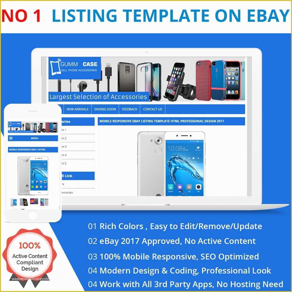 Free Ebay Listing Templates 2017 Of Ebay Listing Template HTML Professional Mobile Responsive