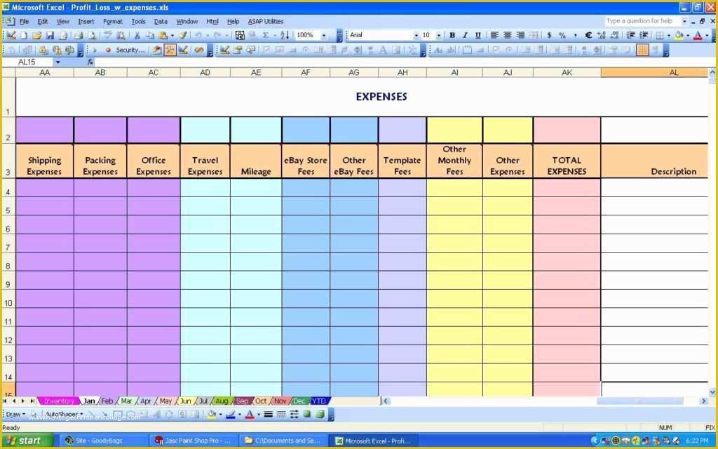 Free Ebay Sales Templates Of Ebay Spreadsheet Template Spreadsheet Templates for