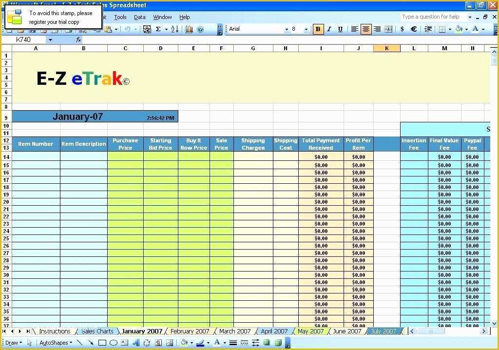 Free Ebay Template Generator Of Free Ebay Inventory Spreadsheet Free Inventory Spreadsheet