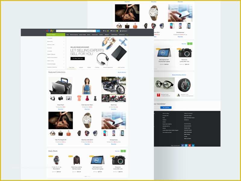 Free Ebay Templates 2017 Of Ebay Landing Page Free Psd 72pxdesigns