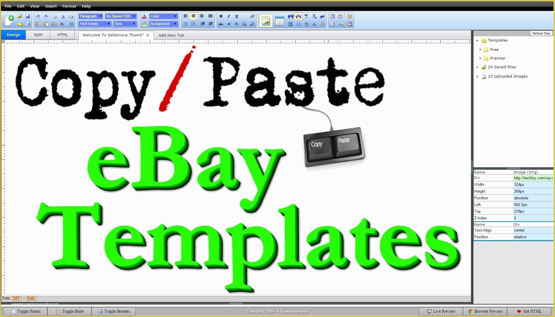 Free Ebay Templates HTML Download Of Ebay HTML Template