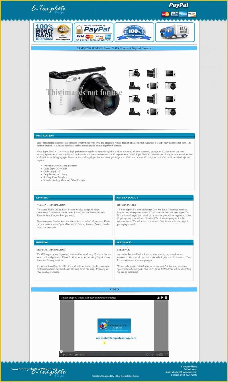 Free Ebay Templates HTML Download Of Ebay Listing Templates