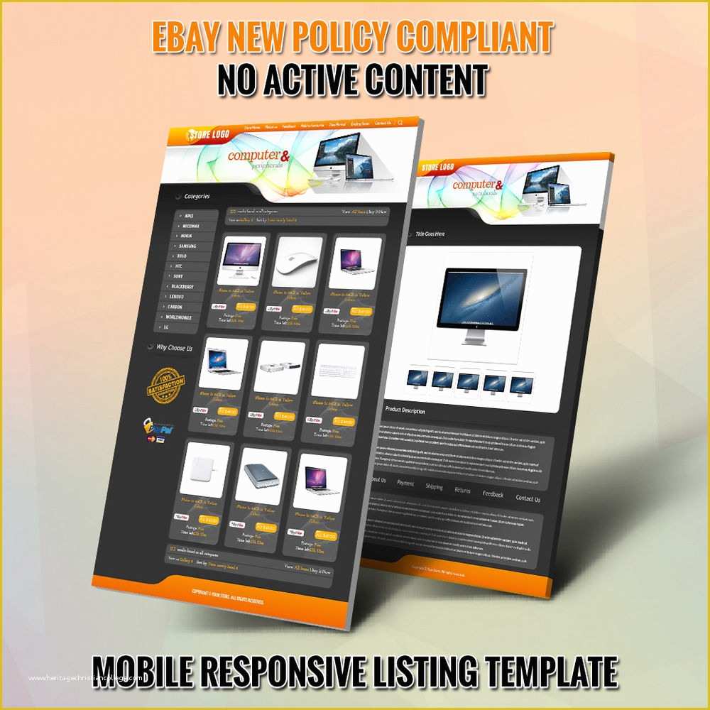 Free Ebay Templates HTML Download Of Ebay Shop Design and Listing Auction HTML Templates Free