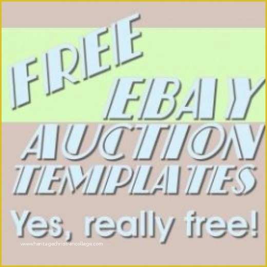 Free Ebay Templates Of Free Ebay Auction Templates