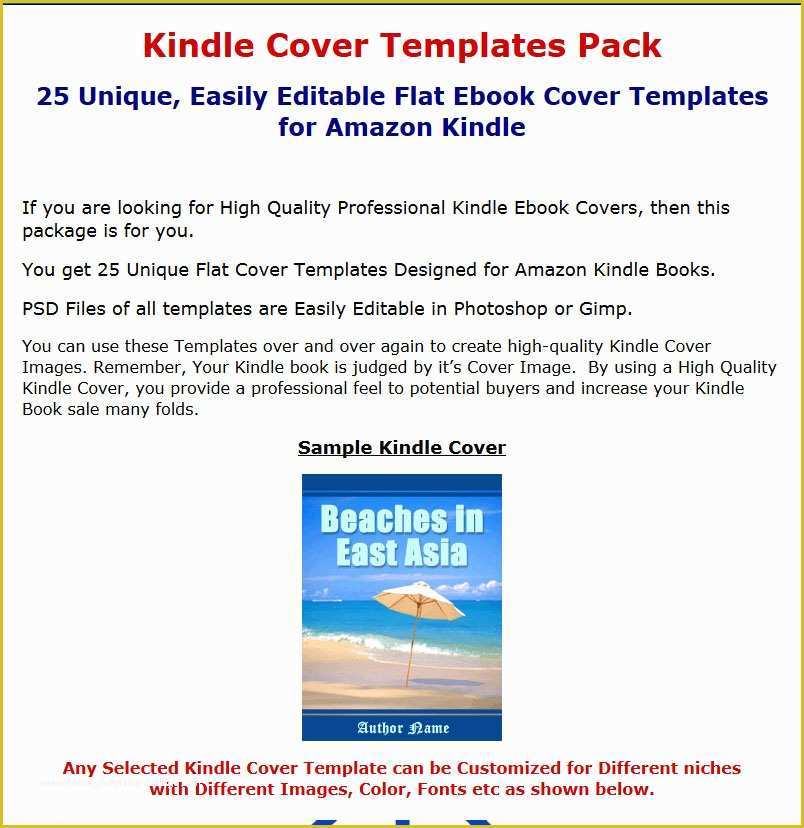 Free Ebook Cover Templates for Photoshop Of 25 Quality Kindle Cover Templates Mrr