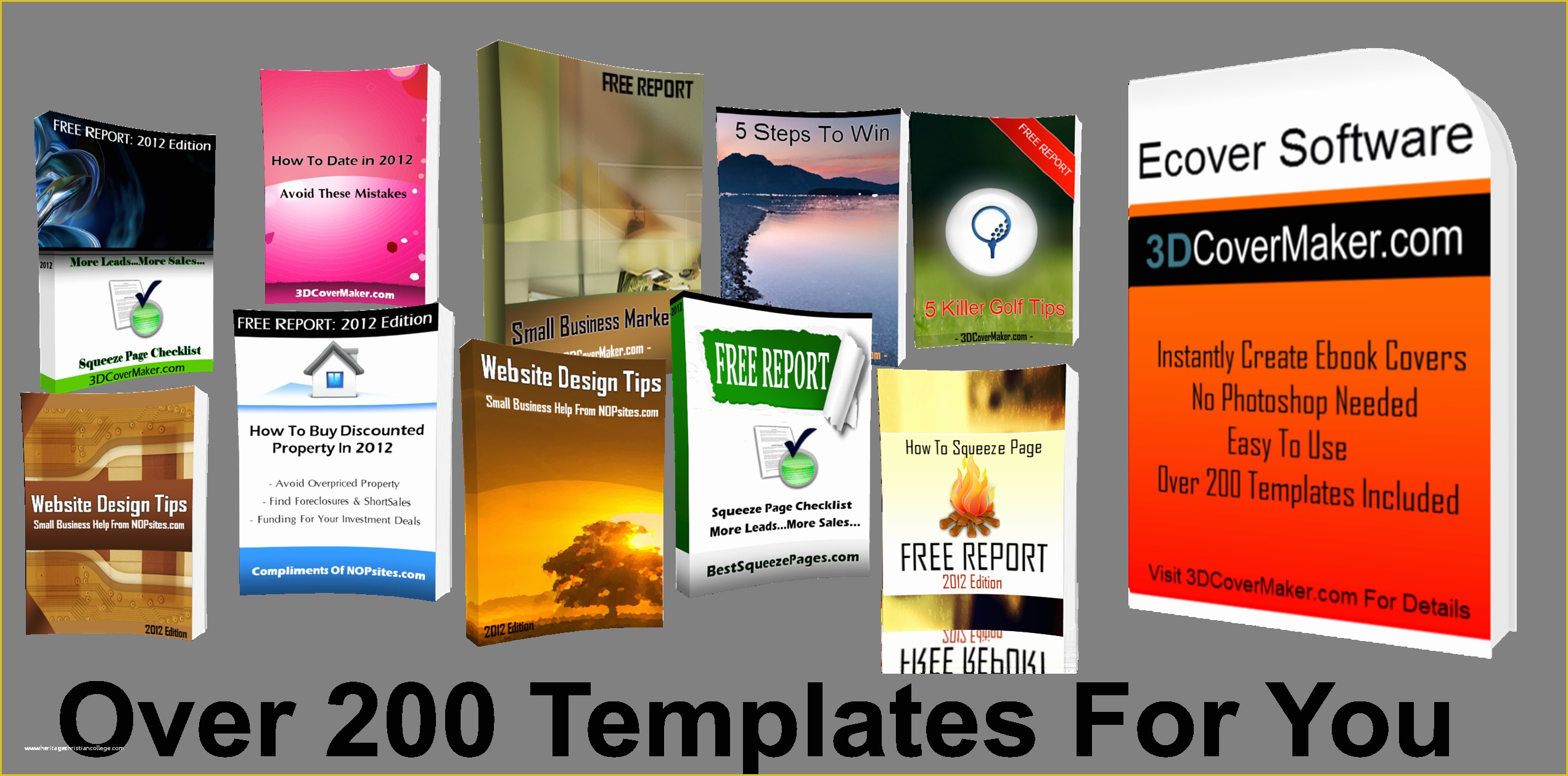 Free Ebook Cover Templates for Photoshop Of 3d Cover Maker Ebook software Create Unlimited Covers