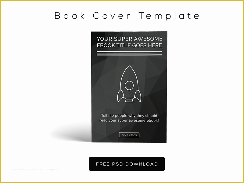Free Ebook Cover Templates for Photoshop Of Free Book Cover Design Template Psd Furniture Design for