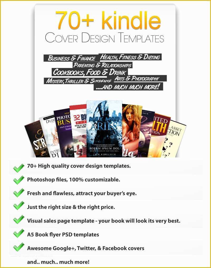 Free Ebook Cover Templates for Photoshop Of Kindle Ebook Cover Psd Templates