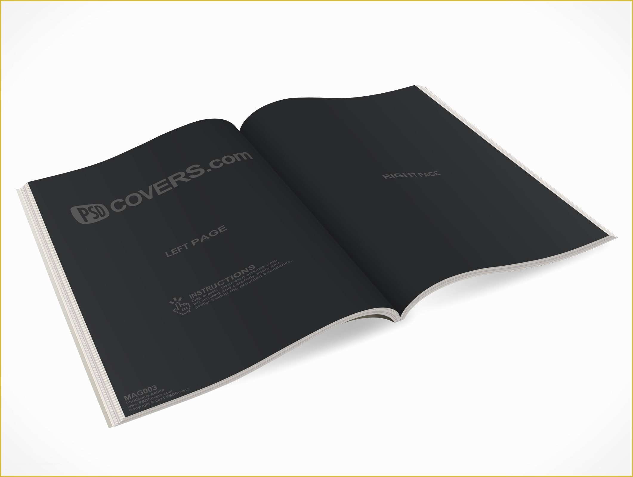 Free Ebook Cover Templates for Photoshop Of Mag003 • Market Your Psd Mockups for Magazine