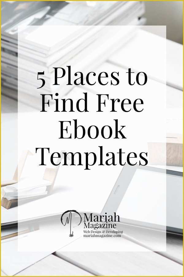 Free Ebook Templates for Microsoft Word Of Free Pdf Ebook Templates Mariah Magazine Web Design