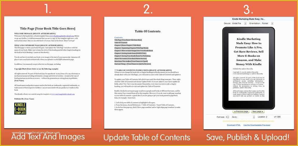 Free Ebook Templates for Microsoft Word Of Microsoft Word Ebook Template Number 1 Kindle Template