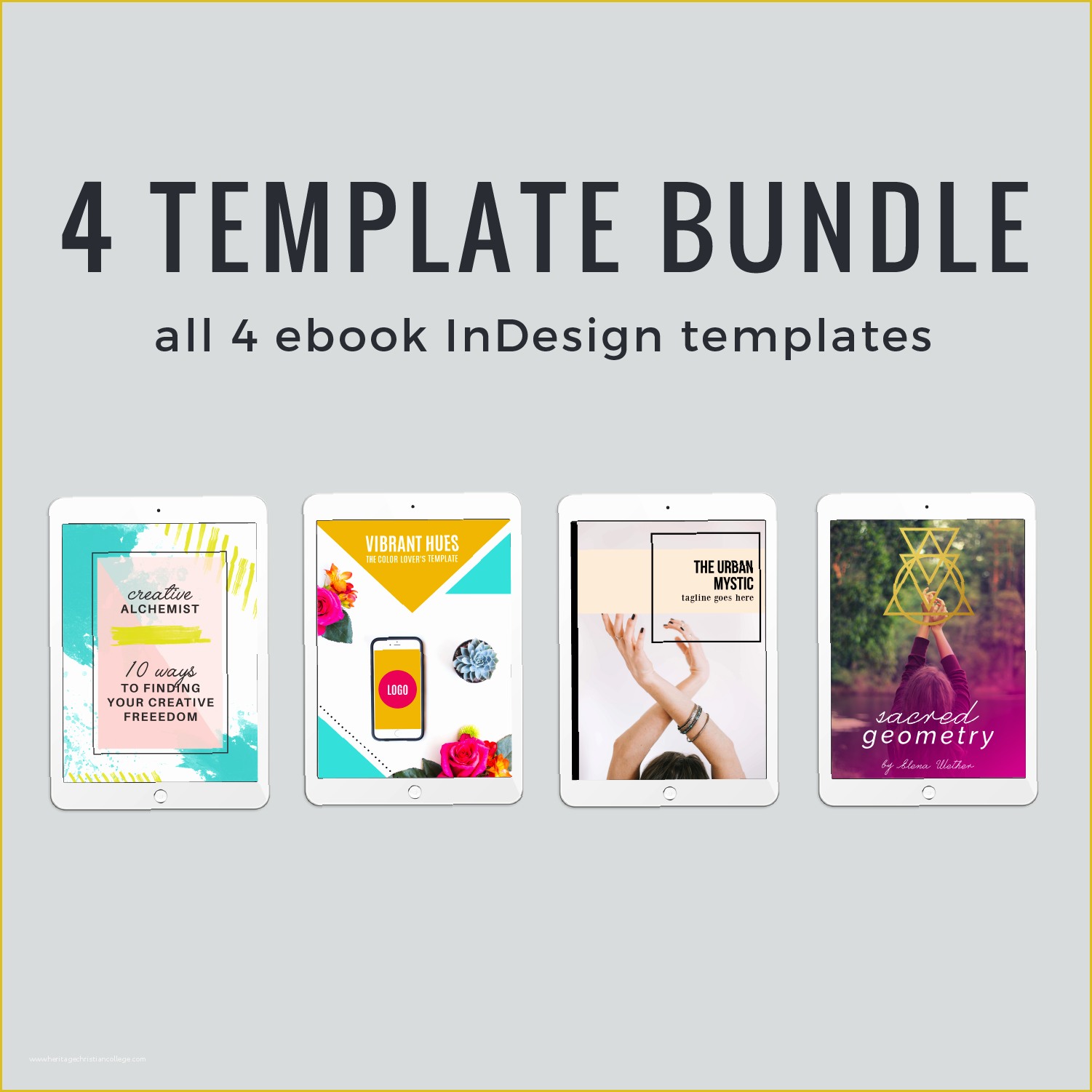 Free Ebook Templates for Word Of 4 Ebook Template Bundle Love Color