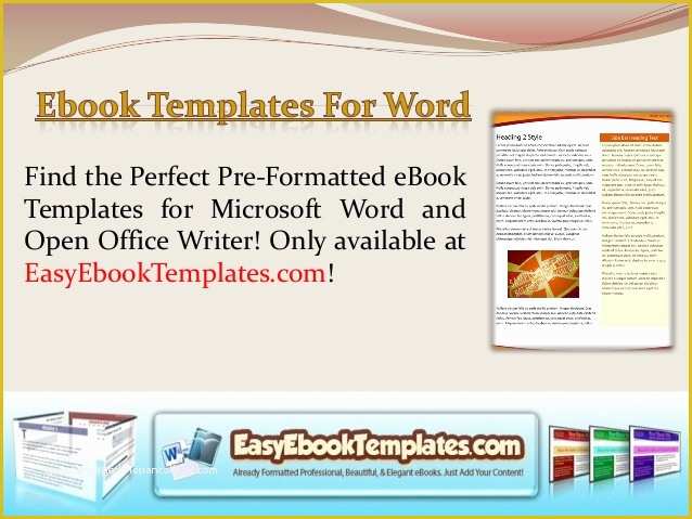 Free Ebook Templates for Word Of Ebook Templates for Word