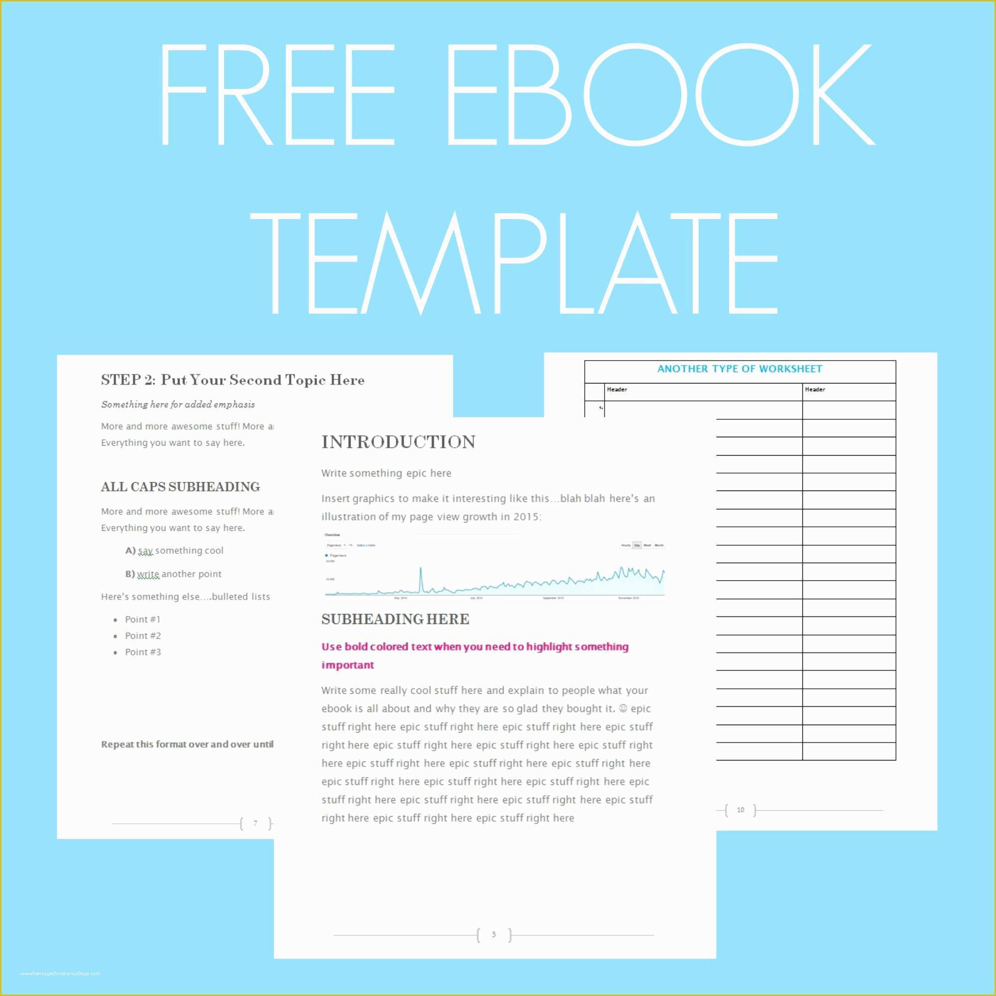 44 Free Ebook Templates for Word