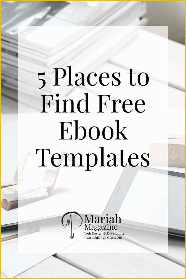 Free Ebook Templates for Word Of Free Pdf Ebook Templates Mariah Magazine Web Design