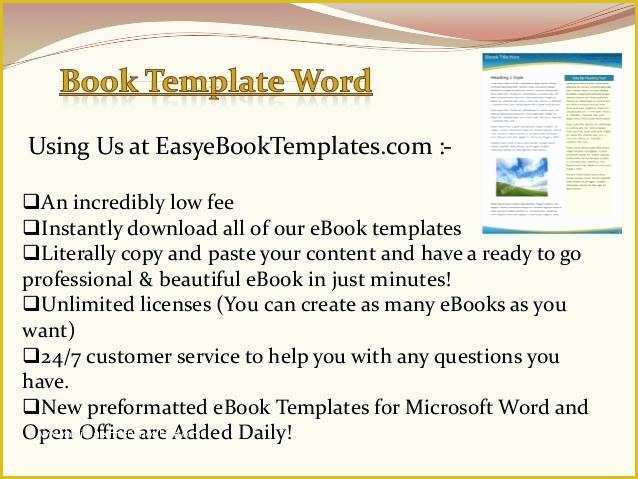 Free Ebook Templates for Word Of Microsoft Word Book Template Free Ms Word Ebook