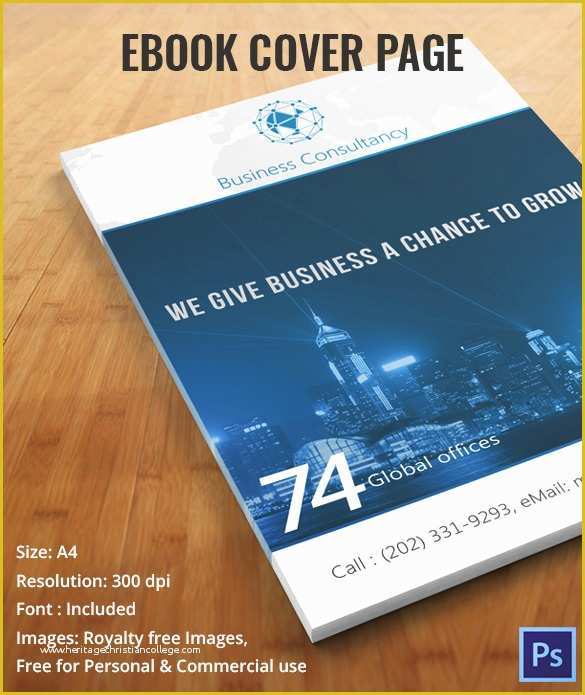 Free Ebook Templates for Word Of Multi Purpose Business Consultancy Template Package